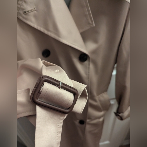 H&M Beige Long Trench Jacket - XS - Picture 3 of 6